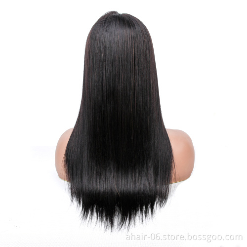 New T Part Net Lace Frontal 10A Nature Color Straight Cheap Fashionable Brazilian Hair Wigs Wholesale In Stock,100% Human Hair